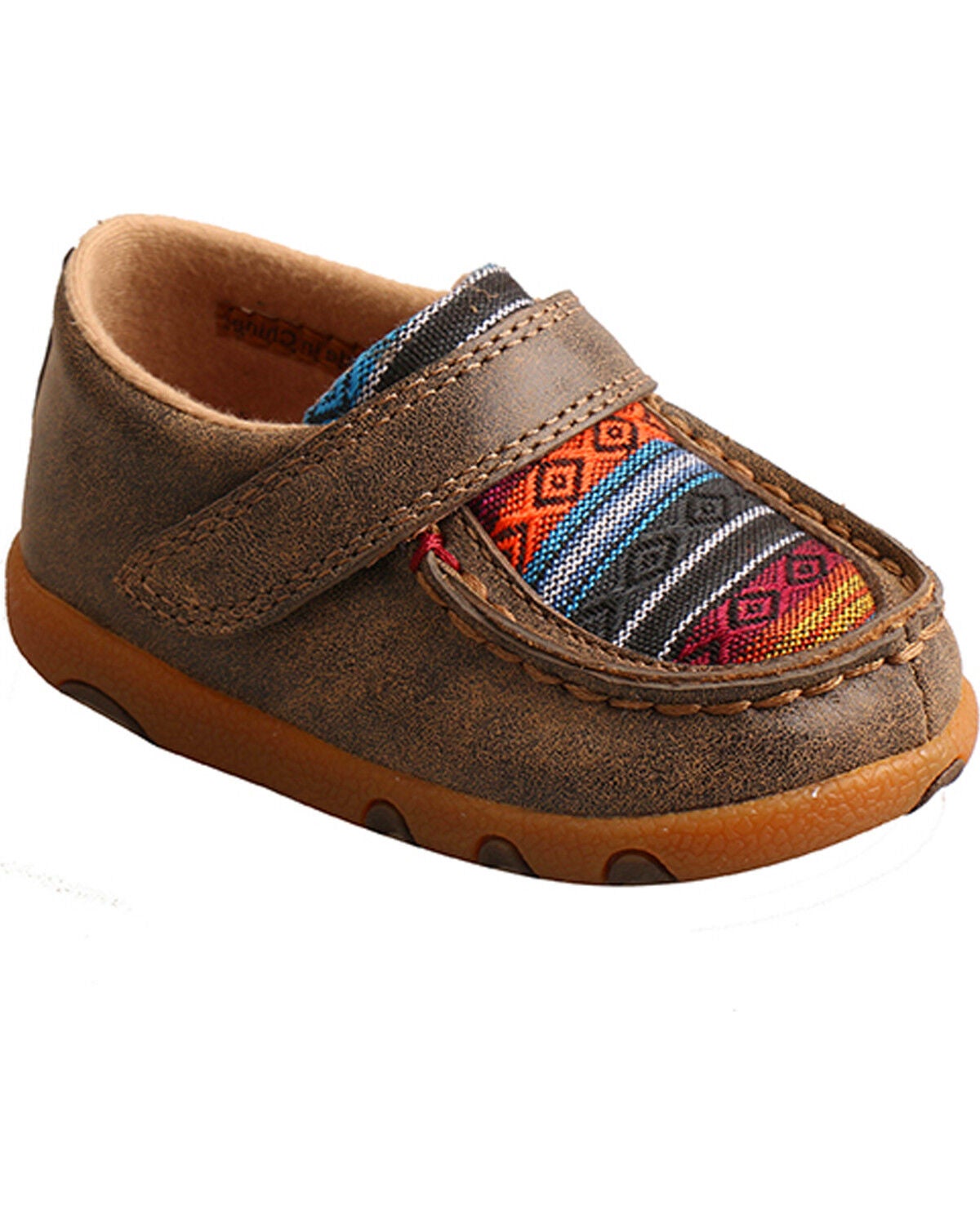 Twisted X Toddler Boys' Driving Mocs, Brown, hi-res
