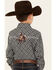 Image #4 - Cowboy Hardware Boys' Wild Gem Geo Print Long Sleeve Snap Western Shirt , Black, hi-res