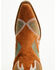 Image #6 - Dingo Women's Flying Colors Suede Western Booties - Round Toe, Camel, hi-res