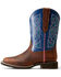 Ariat Women's Delilah StretchFit Western Boots - Broad Square Toe , Brown, hi-res