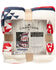 Image #5 - Carstens Home Southwest Plush Sherpa Throw, Red/white/blue, hi-res