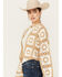 Image #2 - Revel Women's Crochet Cropped Cardigan, Beige, hi-res