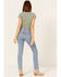 Image #3 - Levi's Women's 501 Medium Wash Mid Rise Distressed Skinny Jeans, Blue, hi-res