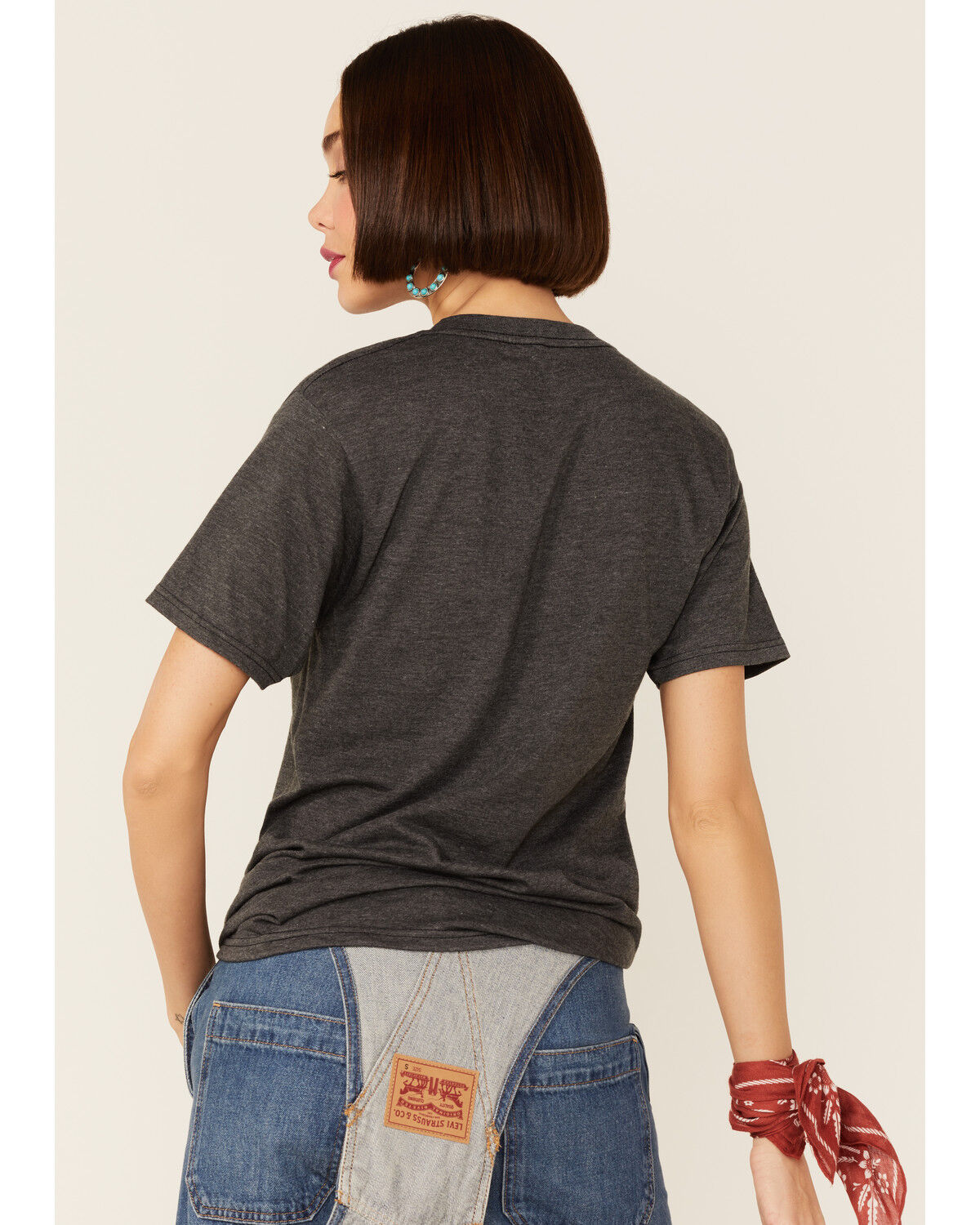 Image #3 - American Highway Women's Short Sleeve Charcoal Gray We Got the Moon if You Have the Shine T-Shirt, Charcoal, hi-res
