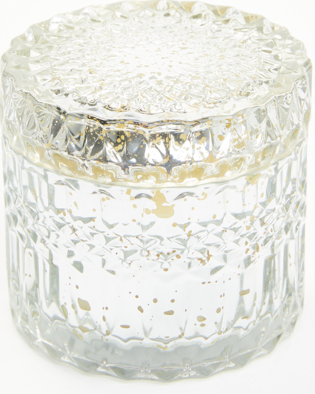 Image #2 - Boot Barn Magnolia & Patchouli Faceted Glass 8oz Soy Candle, Silver, hi-res