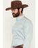 Image #2 - Wrangler X Cody Johnson Men's Paisley Print Long Sleeve Button-Down Western Shirt, Green, hi-res