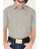 Image #3 - Gibson Men's Cedar Small Plaid Button-Down Western Shirt, Cream, hi-res