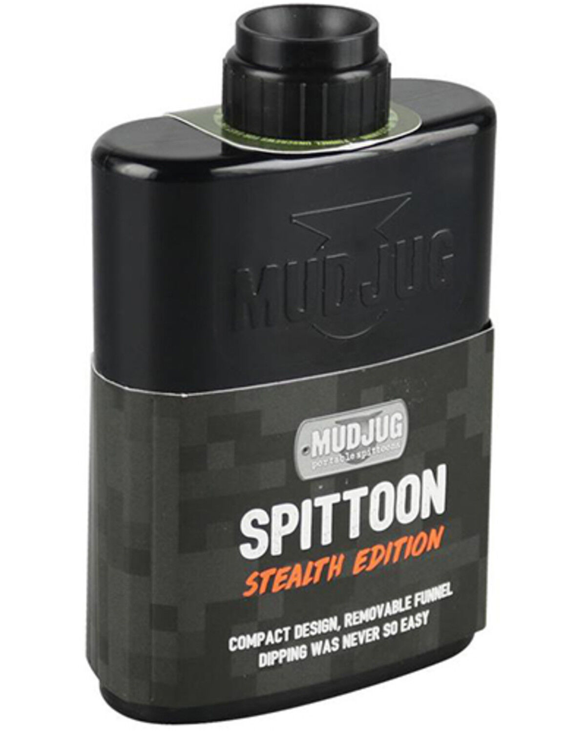 Image #1 - Mud Jug Stealth Black Flask, Black, hi-res