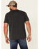 Image #4 - Flag & Anthem Men's Charcoal Burnout Howling Wolf Graphic Short Sleeve T-Shirt, Charcoal, hi-res