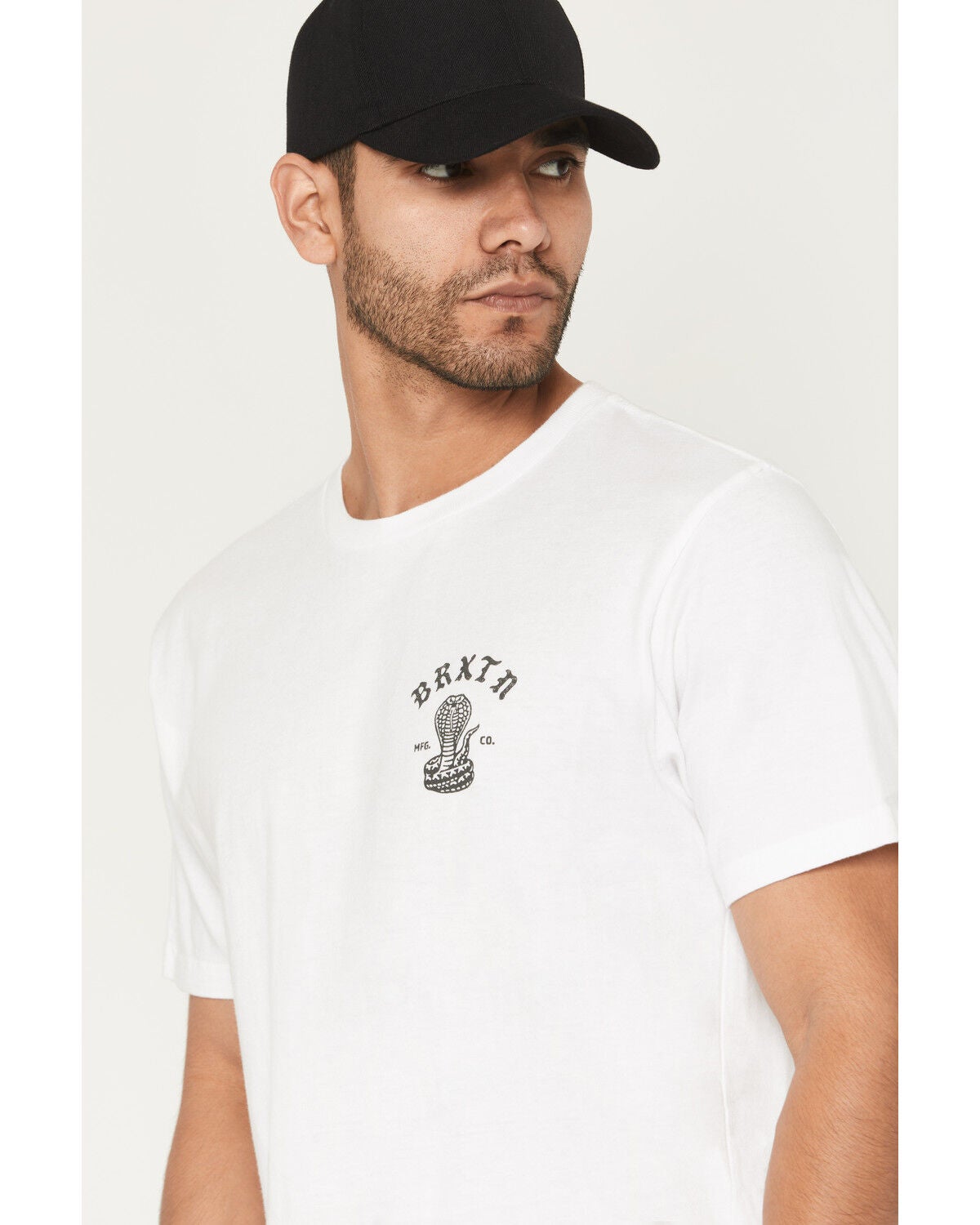 Image #3 - Brixton Men's Darver Short Sleeve Graphic T-Shirt, White, hi-res