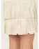 Image #4 - Trixxi Girls' Fringe Skirt , Ivory, hi-res