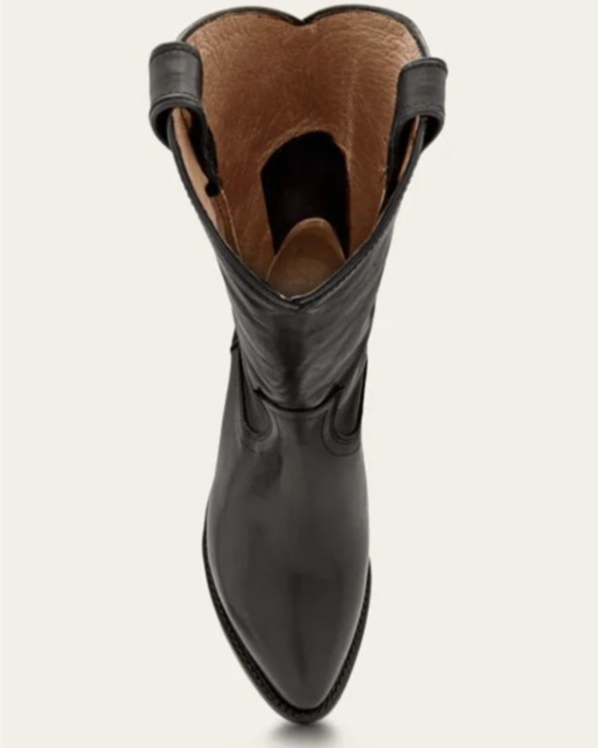 Image #5 - Frye Women's Billy Pull-On Western Boots - Snip Toe, Black, hi-res