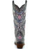 Corral Women's Floral Embroidery & Rhinestones Western Boots - Snip Toe, Black, hi-res
