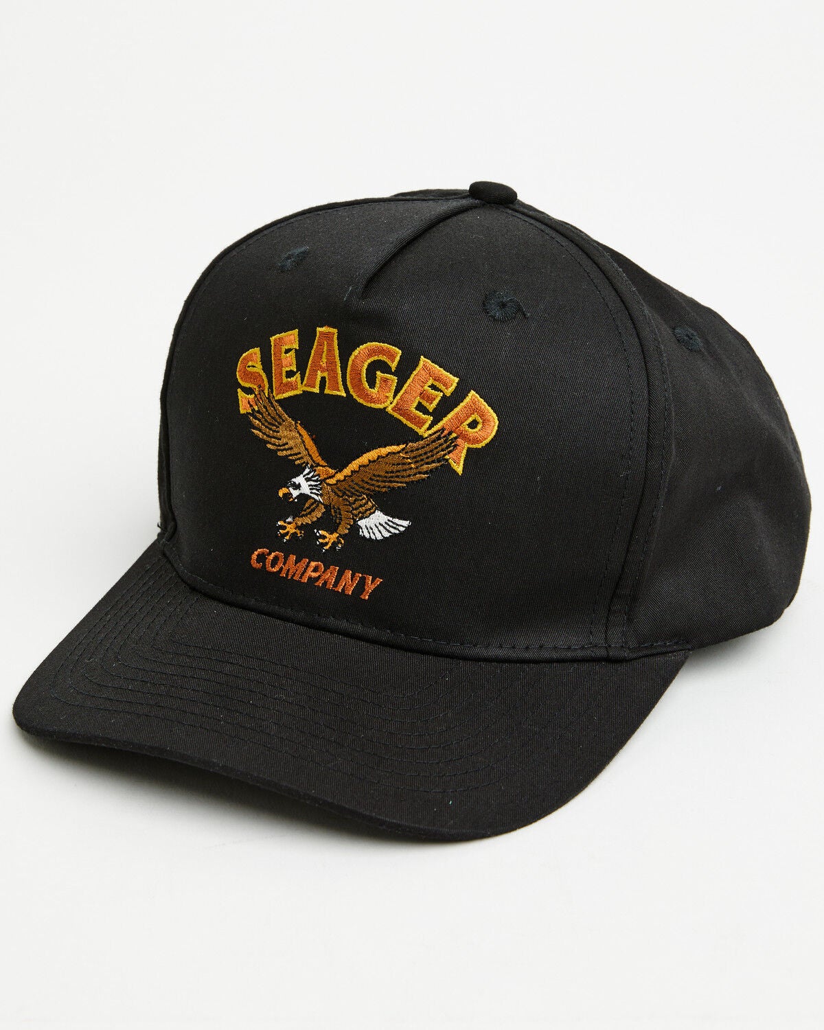 Image #2 - Seager Men's Bradley Ball Cap, Black, hi-res