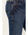 Image #2 - Ariat Men's FR M7 Flint Medium Wash Duratretch Basic Slim Straight Work Jeans, Blue, hi-res