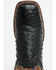 Image #6 - Ariat Men's Exotic Full Quill Ostrich Classic Cash Western Boots - Broad Square Toe, Black, hi-res
