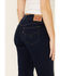 Image #4 - Levi's Women's Dark Wash Cobalt Obedience Boyfriend Crop Jeans, Blue, hi-res