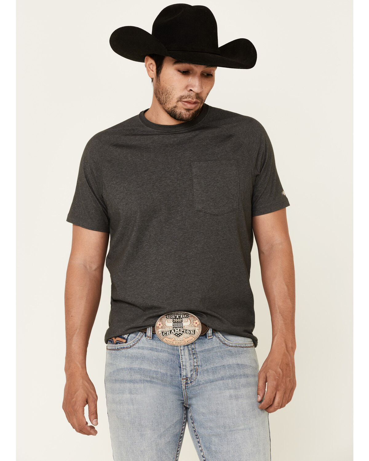 Image #2 - Cody James Core Men's Sawbuck Light Wash Stretch Stackable Straight Jeans, Blue, hi-res