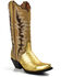 Dan Post Women's Eel Exotic Western Boot - Snip Toe , Gold, hi-res