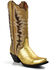 Image #1 - Dan Post Women's Eel Exotic Western Boot - Snip Toe , Gold, hi-res