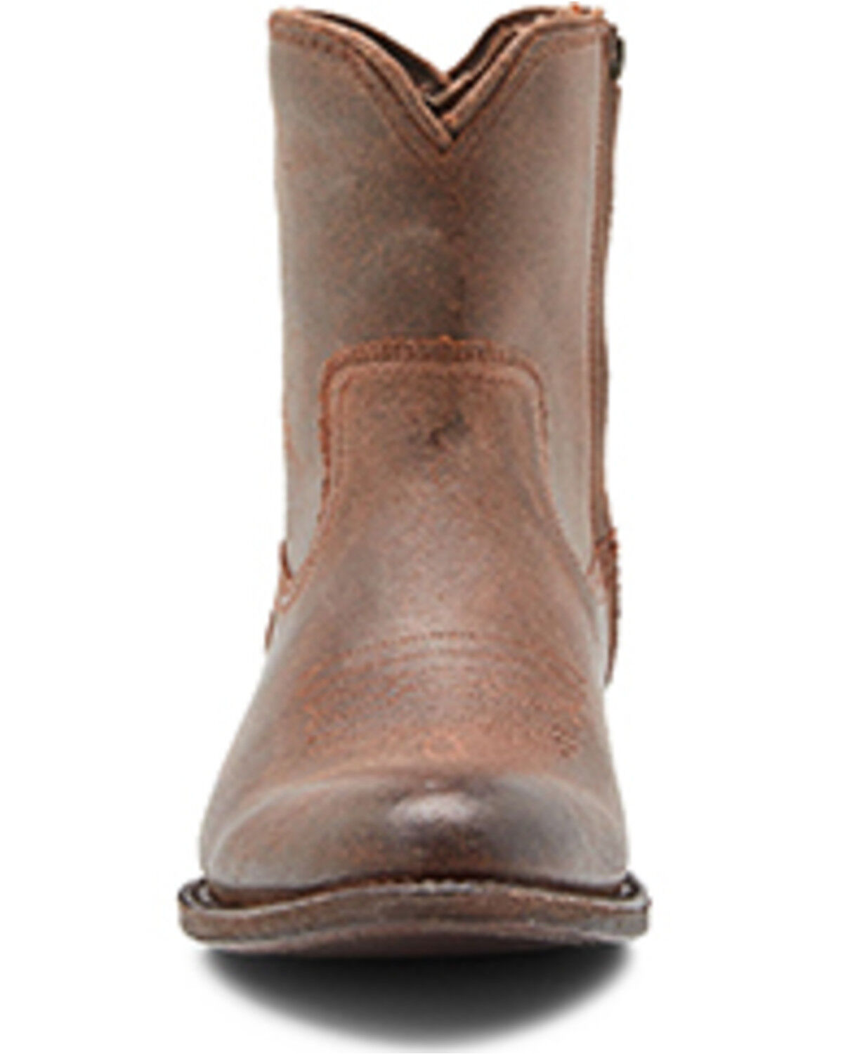 Image #4 - Frye Men's Austin Inside Zip Ankle Boots - Round Toe, Brown, hi-res