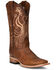 Image #1 - Corral Women's Peacock Embroidery Western Boots - Broad Square Toe, Brown, hi-res