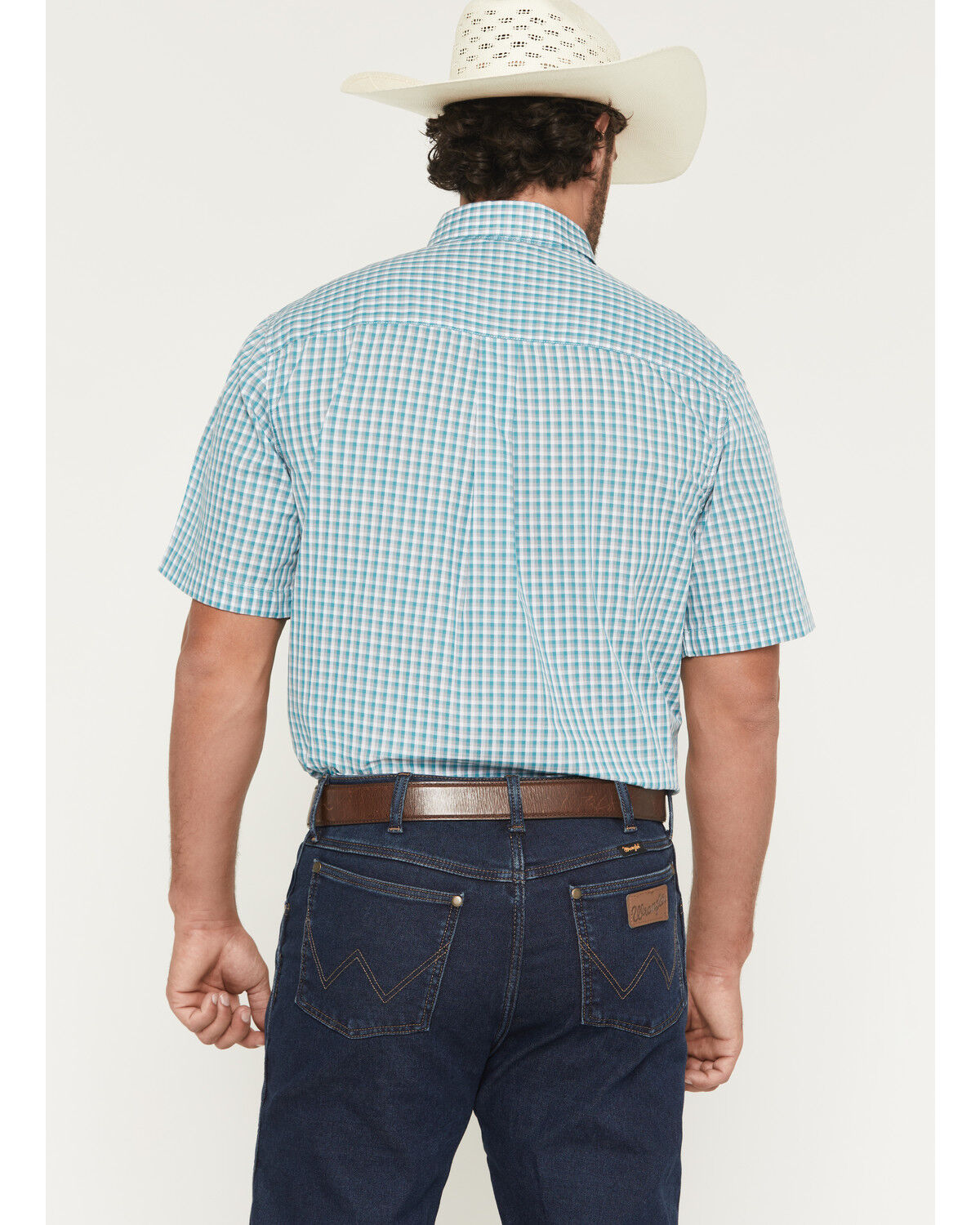 Image #4 - Wrangler Riata Men's Assorted Plaid Print Short Sleeve Button-Down Western Shirt, Multi, hi-res