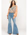 Image #6 - Free People Women's Light Wash High Rise Just Float On Flare Jeans, , hi-res