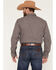 Image #4 - Wrangler X Cody Johnson Men's Plaid Print Long Sleeve Button-Down Western Shirt, Navy, hi-res