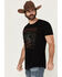 Image #2 - Moonshine Spirit Men's Skeleton Cowboy Short Sleeve Graphic T-Shirt, Black, hi-res