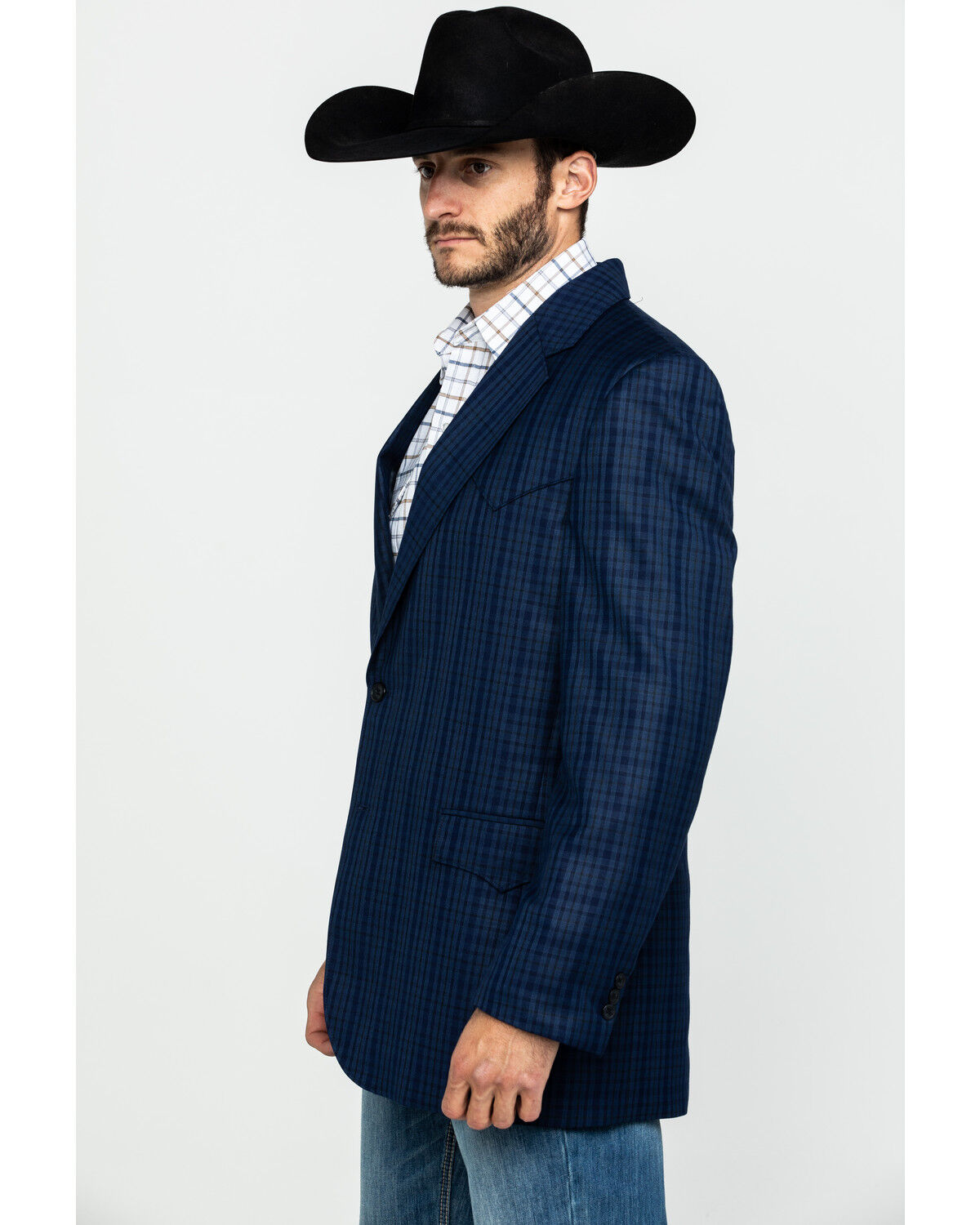Image #3 - Cripple Creek Men's Window Pane Plaid Houston Sport Coat - Big , , hi-res