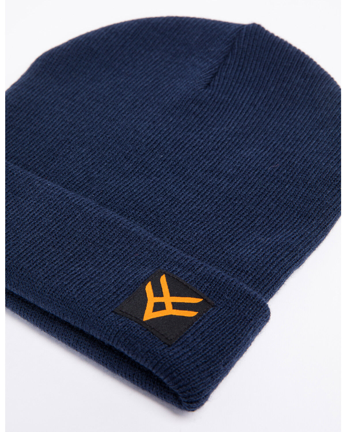 Image #3 - Hawx® Men's Side Logo Beanie, Navy, hi-res