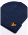 Image #3 - Hawx® Men's Side Logo Beanie, Navy, hi-res