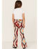 Ranch Dress'n Girls' Hayes Southwestern Print Super Flare Jeans, Multi, hi-res