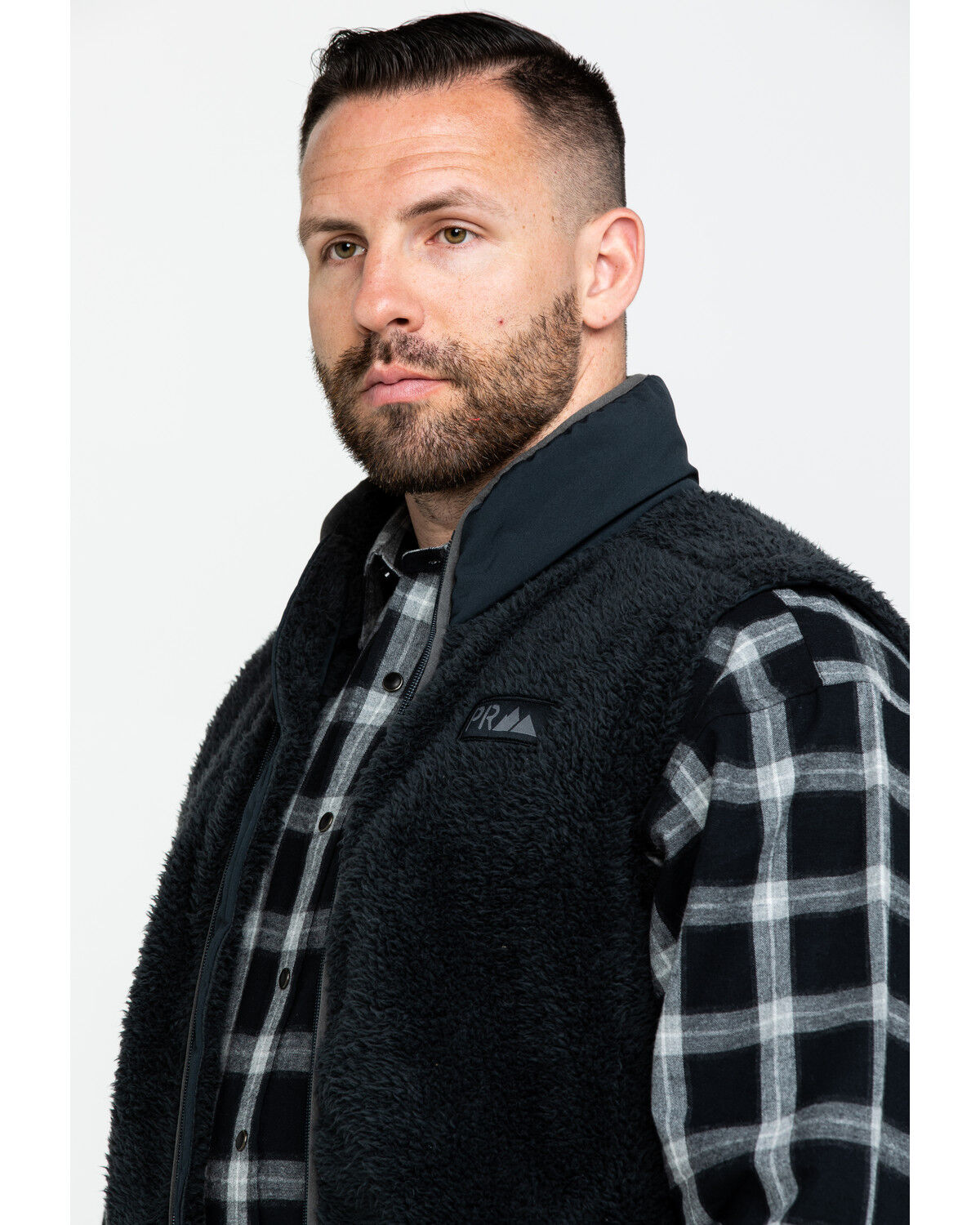 Image #5 - Powder River Outfitters Men's Micro Berber Full Zip Vest , , hi-res
