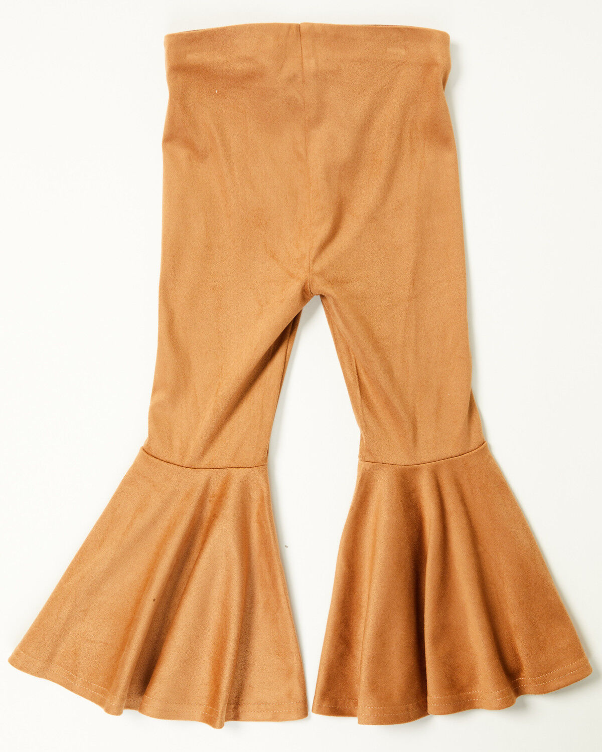 Image #3 - Shyanne Toddler Girls' Faux Suede Bell Bottom Stretch Pants, Caramel, hi-res