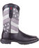 Durango Men's Rebel Faded Flag Western Performance Boots - Broad Square Toe , Black, hi-res