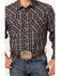 Image #3 - Cowboy Hardware Men's Arroyo Plaid Print Long Sleeve Snap Western Shirt, Dark Grey, hi-res