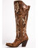 Image #3 - Dan Post Women's Jilted Knee Boots - Snip Toe , Chestnut, hi-res