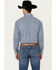 Image #4 - Wrangler Men's Classica Plaid Print Long Sleeve Button-Down Western Shirt - Big , Blue, hi-res