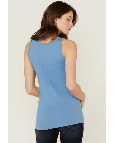 Image #4 - Dovetail Workwear Women's Solid Tank, Blue, hi-res