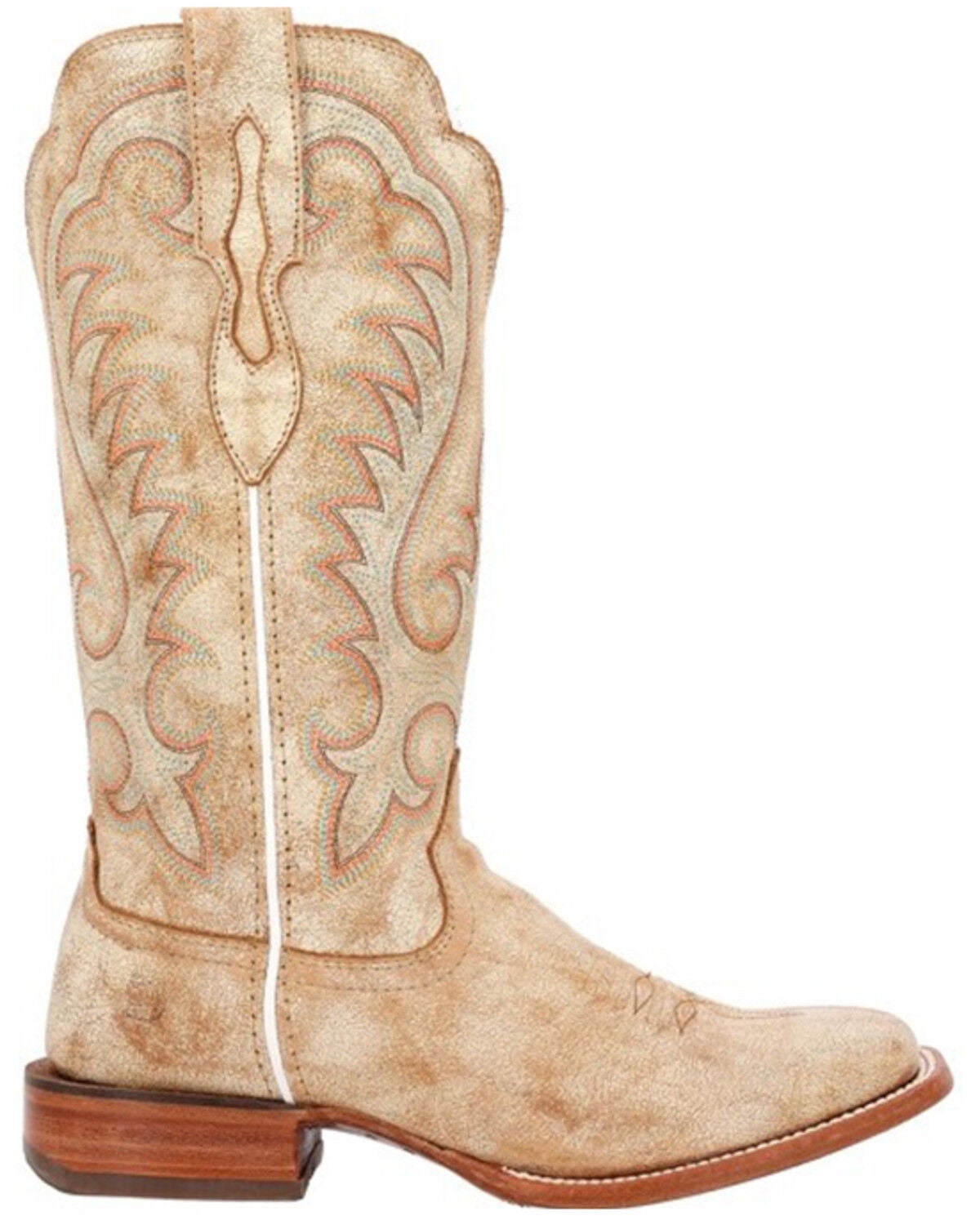 Image #2 - Durango Women's Arena Pro Western Boots - Broad Square Toe, Lt Brown, hi-res