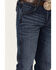 Wrangler Retro Men's Galaxy Dark Wash Stretch Slim Straight Jeans , Blue, hi-res