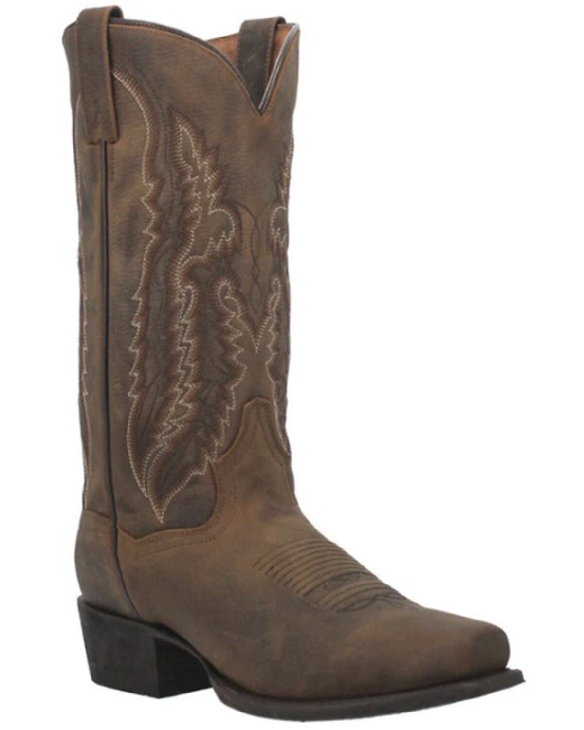 Dan Post Men's Earp Western Boots - Square Toe, Bay Apache, hi-res
