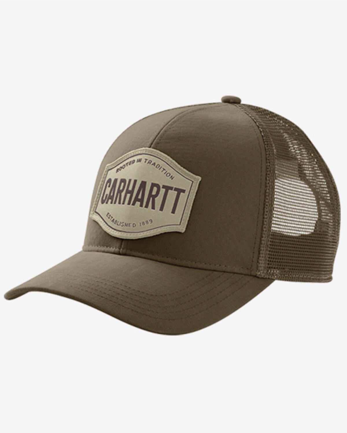 Image #1 - Carhartt Men's Oakland Rooted in Tradition Ball Cap, Brown, hi-res