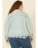 Levi's Women's Light Wash Sherpa Lined Collar Jacket, Blue, hi-res