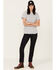 Image #1 - Dovetail Workwear Women's FR Mid Rise Britt Utility Canvas Pants, Indigo, hi-res
