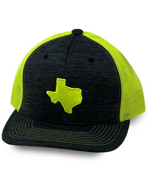 Oil Field Hats Men's Texas Patch Mesh-Back Ball Cap , Charcoal, hi-res