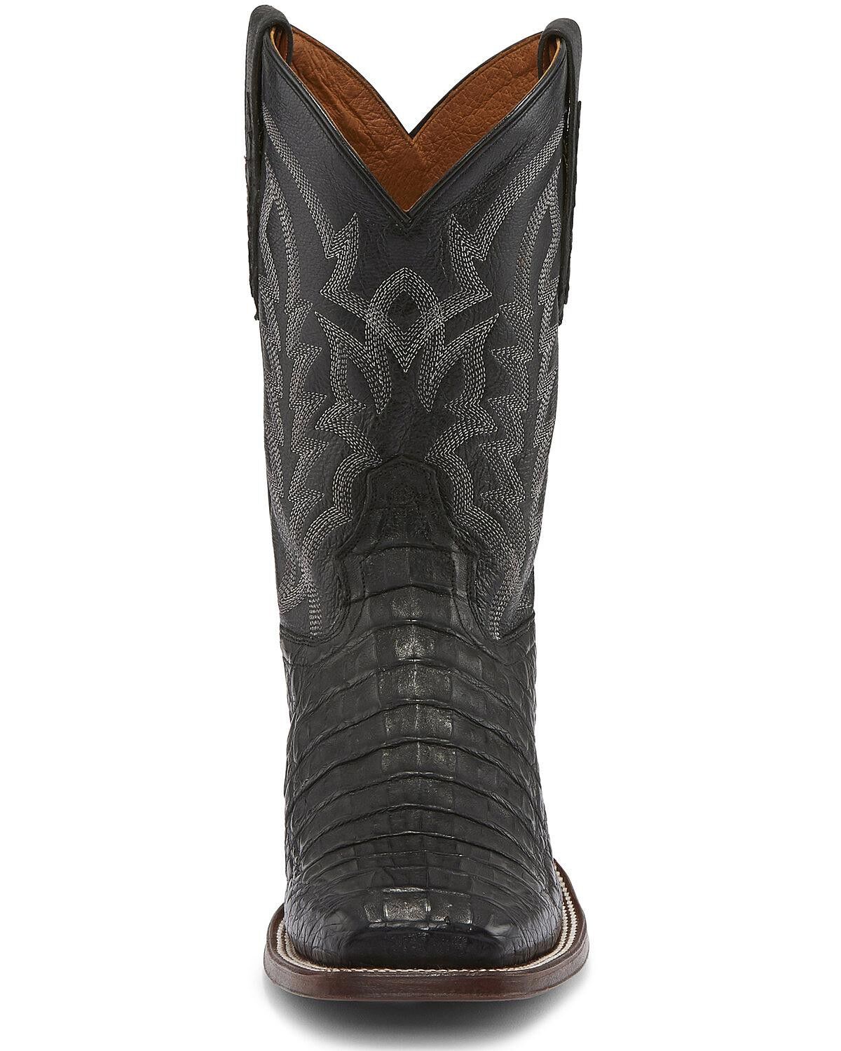 tony lama caiman boots square toe