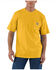 Image #1 - Carhartt Men's Loose Fit Heavyweight Short Sleeve Work T-Shirt, Heather Orange, hi-res